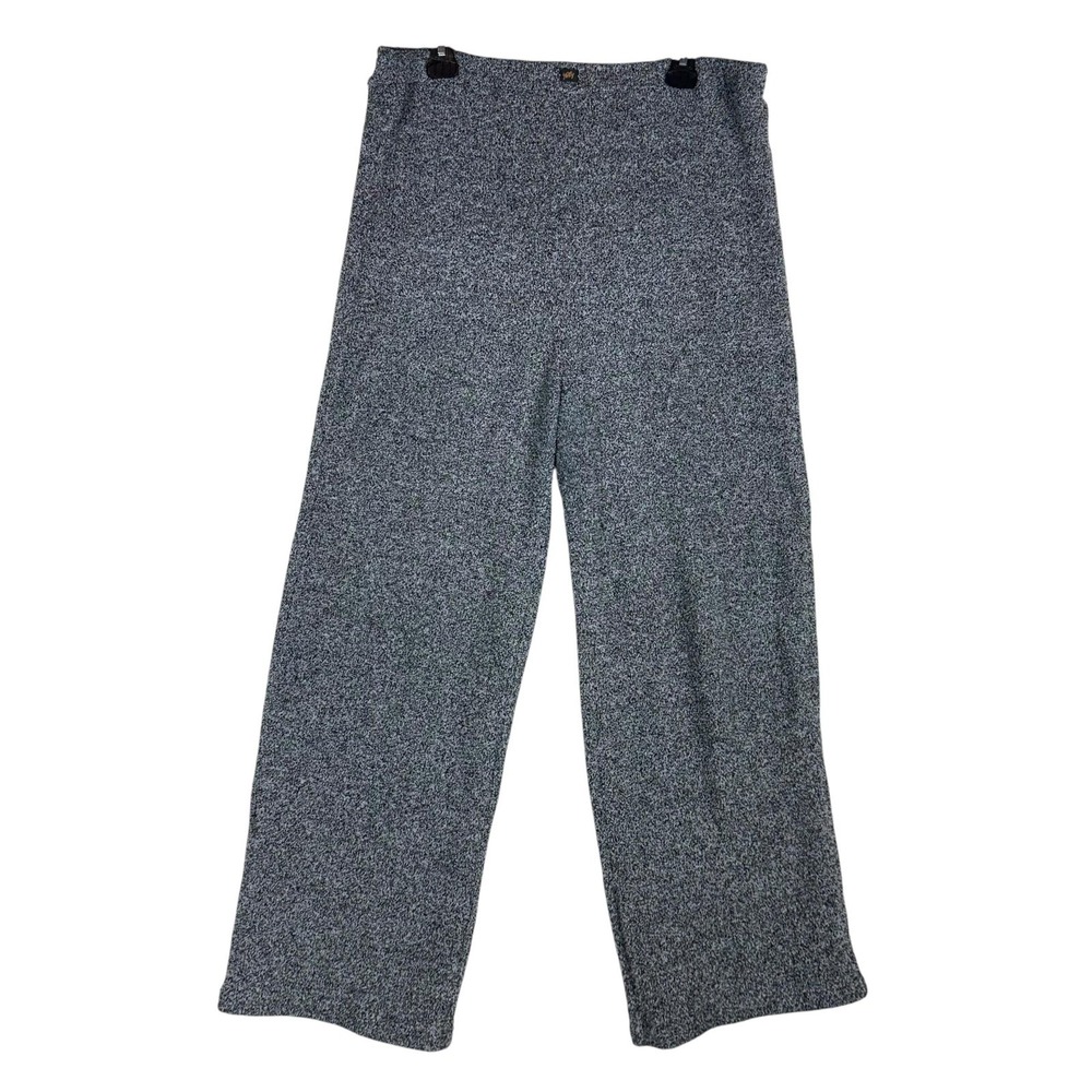 Yitty Pants Womens XL Gray Fleece Wide Leg Lounge Sweatpants Pull On Casual